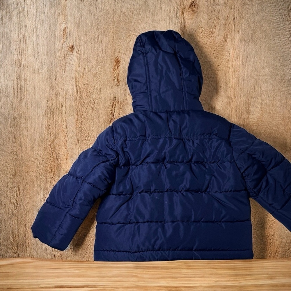 Rothschild Navy Puffer Jacket with Hood – Size 18M - Picture 2 of 6
